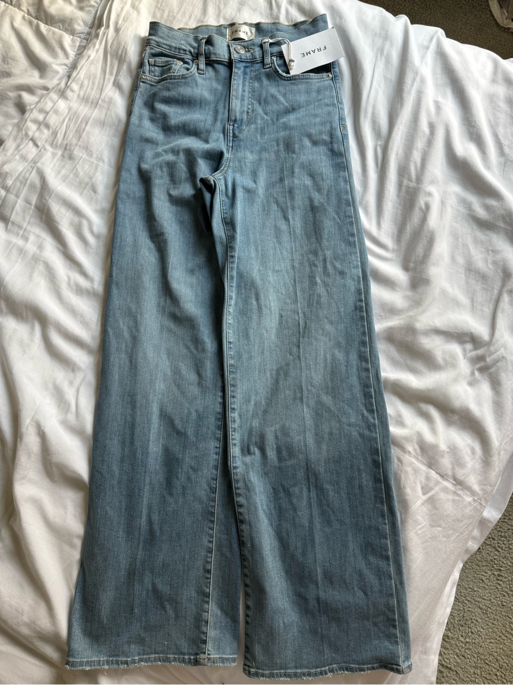 FRAME Light Blue Denim Jeans